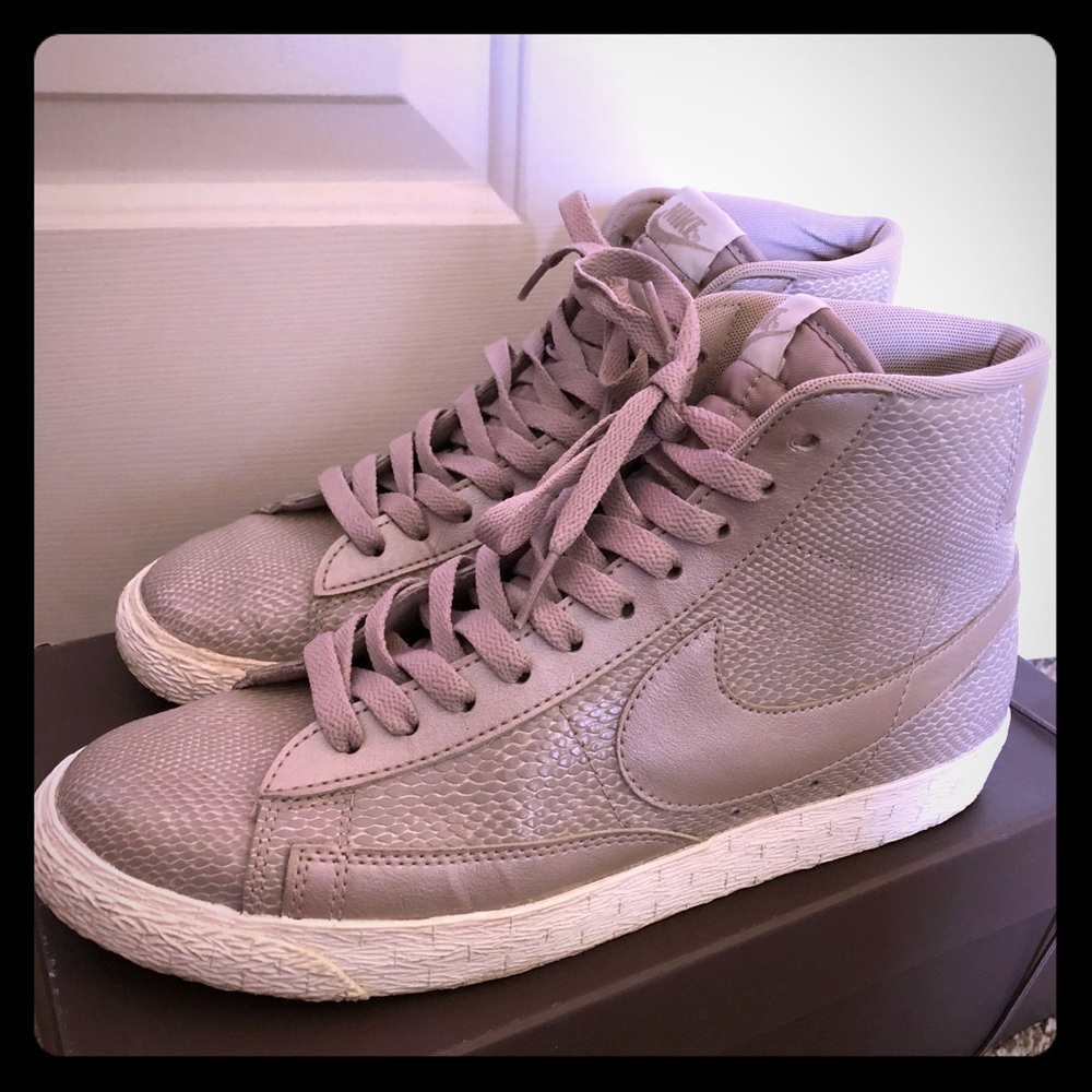 J. Crew Nike Blazer Mid Suede High Tops